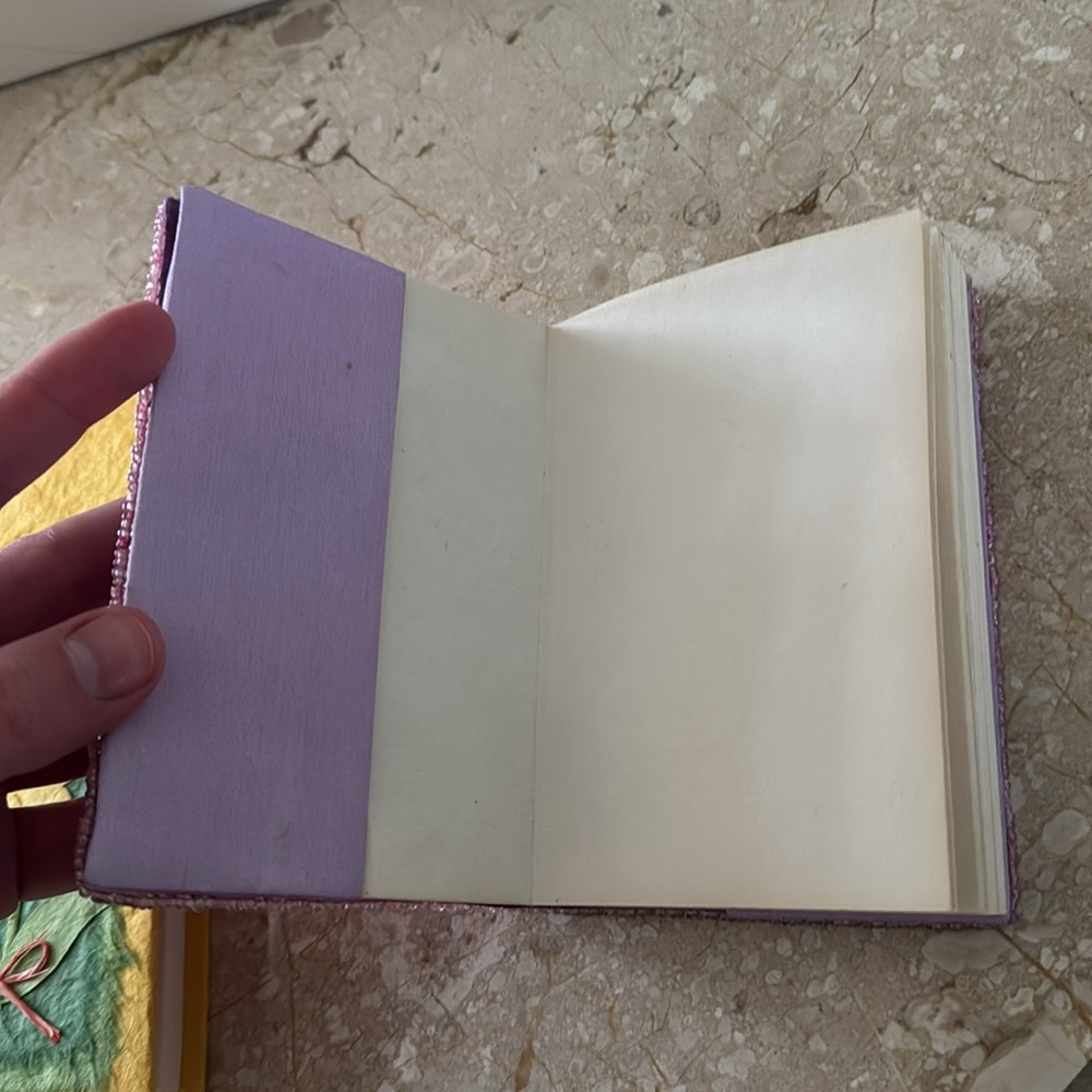 Set of 2 Beautiful Vintage Textured Handmade Journals / Notebooks - Picture 10 of 11